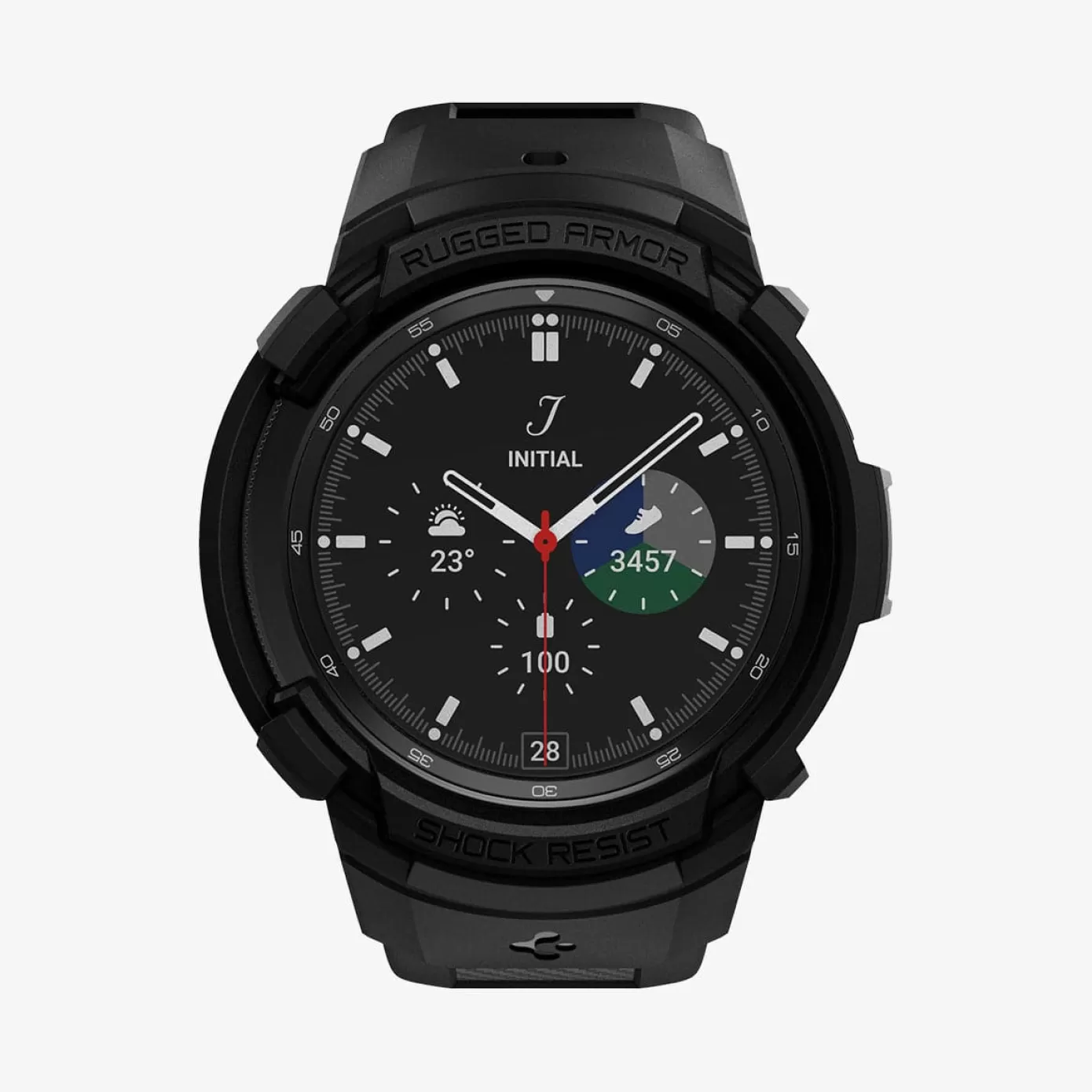 Spigen Galaxy Watch | Rugged Armor Pro Black