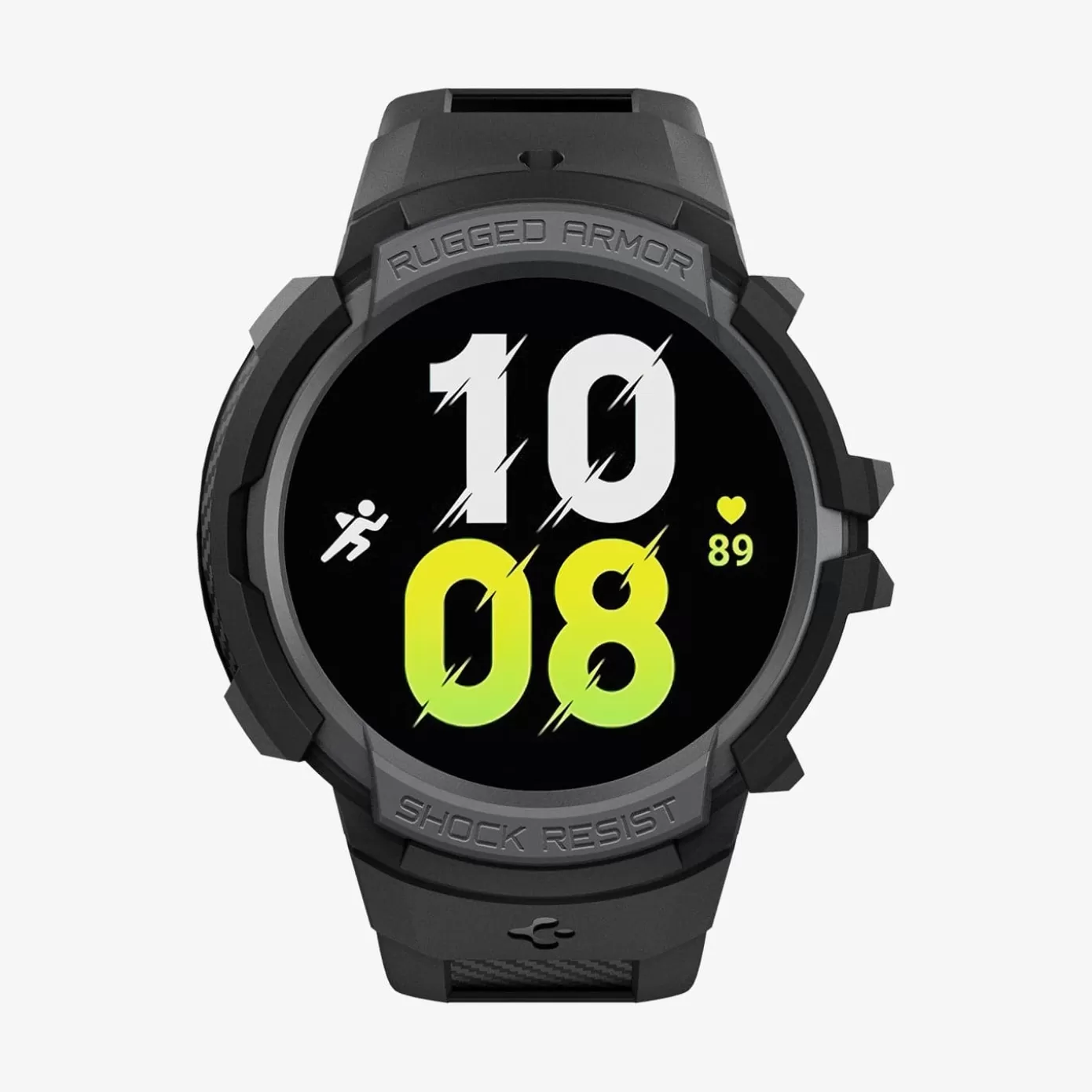 Spigen Galaxy Watch | Rugged Armor Pro Charcoal Gray