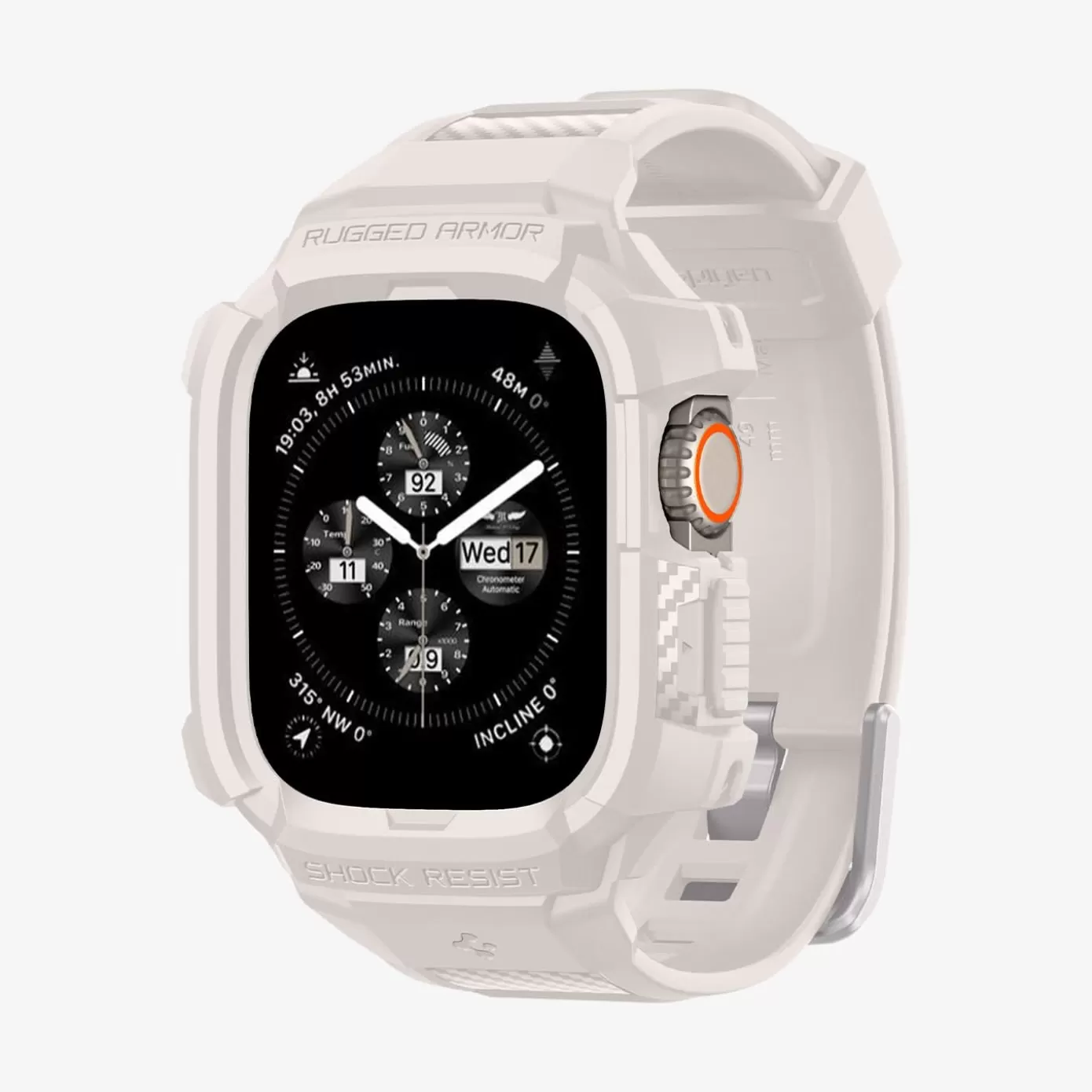 Spigen Apple Watch·Apple Watch Ultra Series | Apple Watch·Apple Watch 10 Series | Rugged Armor Pro Dune Beige