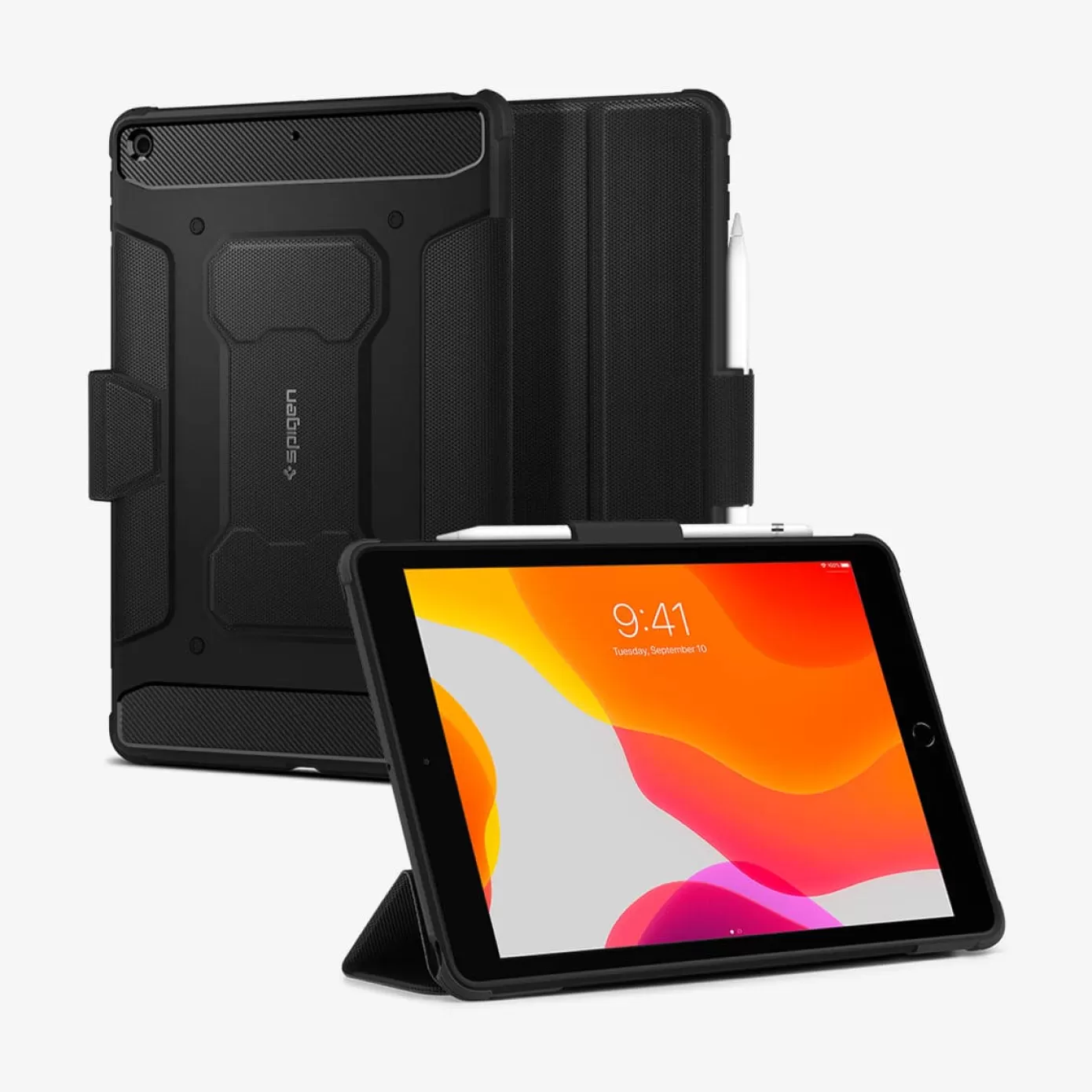 Spigen Ipad·Ipad | Rugged Armor Pro Black