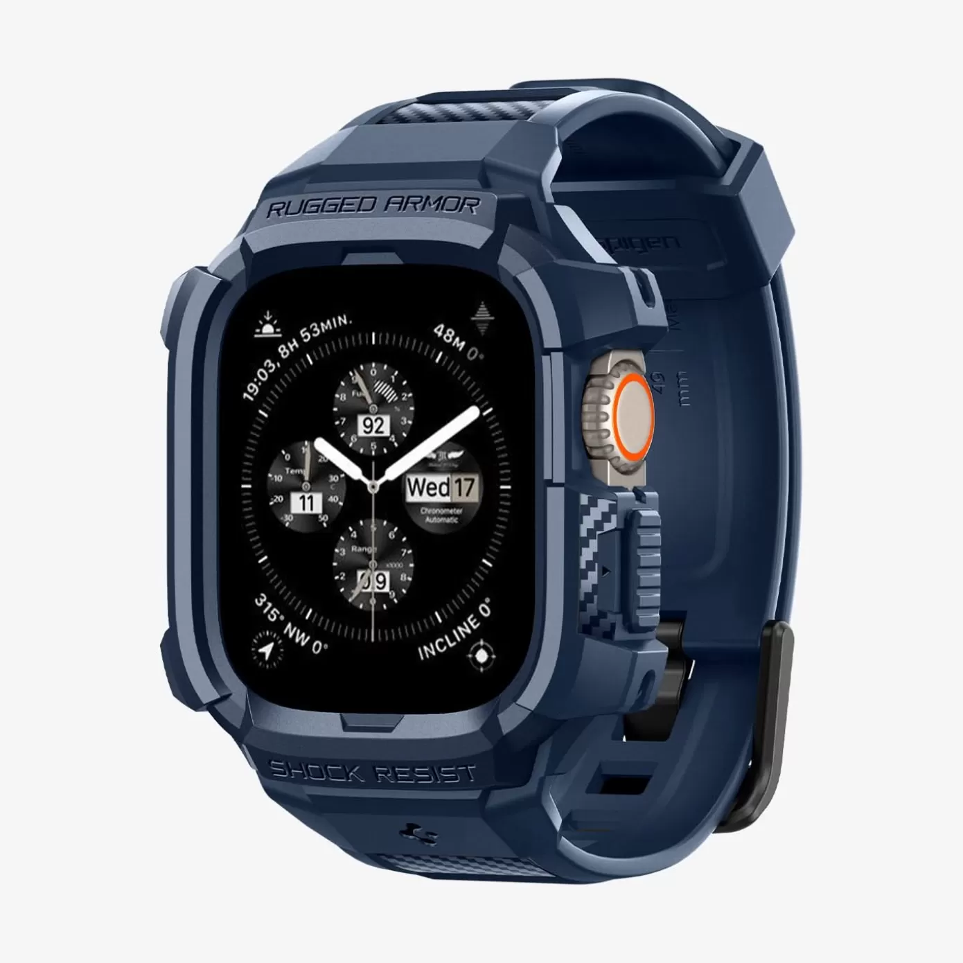 Spigen Apple Watch·Apple Watch Ultra Series | Apple Watch·Apple Watch 10 Series | Rugged Armor Pro Navy Blue