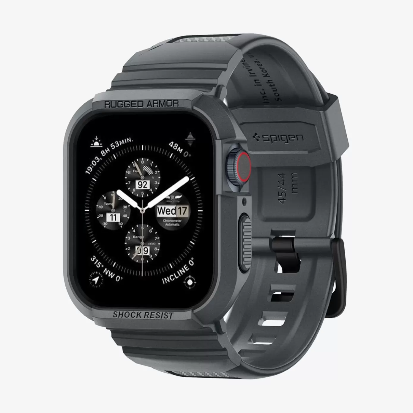 Spigen Apple Watch·Apple Watch Ultra Series | Apple Watch·Apple Watch 10 Series | Rugged Armor Pro Dark Gray