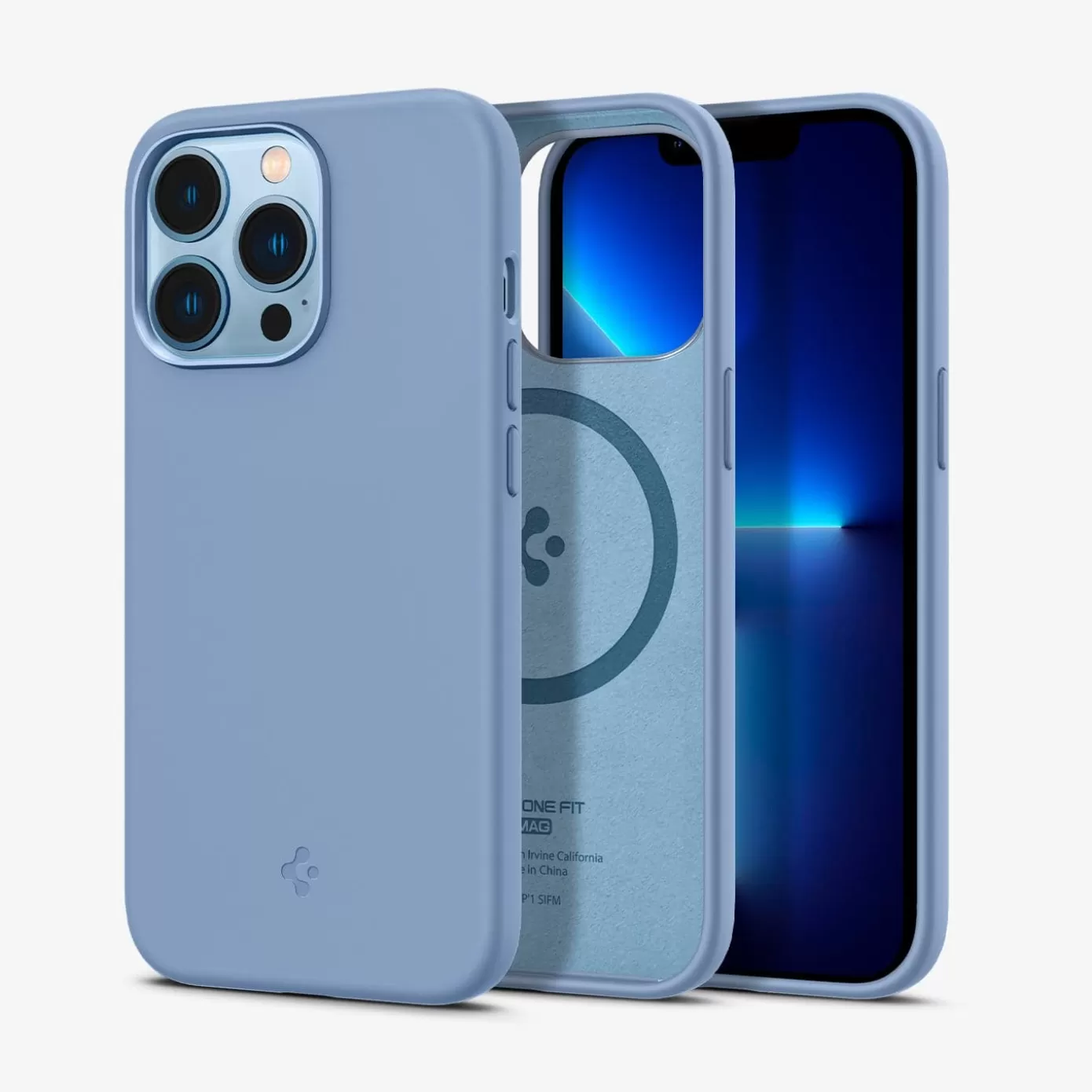 Spigen Iphone·More Iphone Series | Silicone Fit (MagFit) Sierra Blue