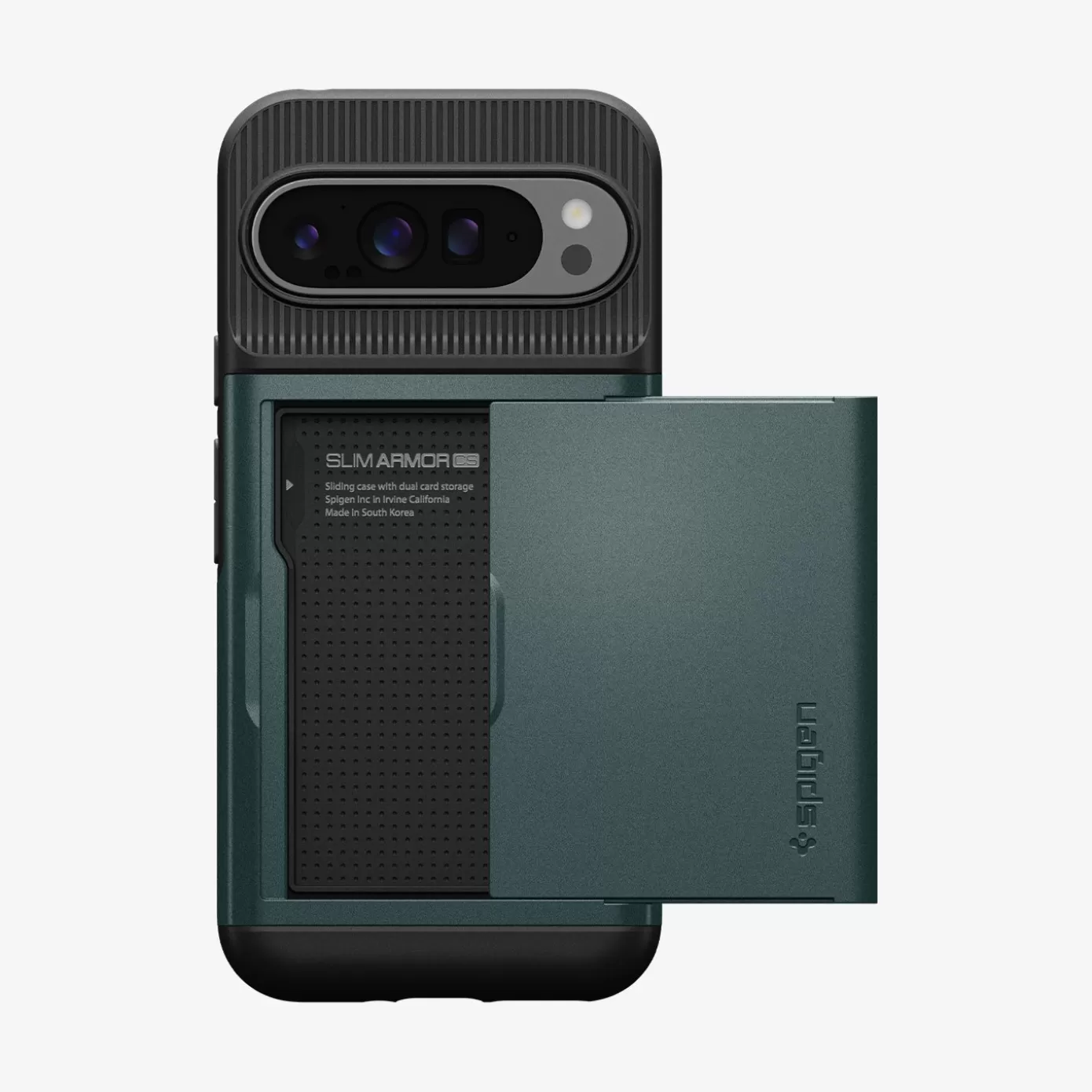 Spigen Pixel Phone·Pixel 9 Pro Xl | Pixel Phone·Pixel 9 Pro | Slim Armor CS Abyss Green