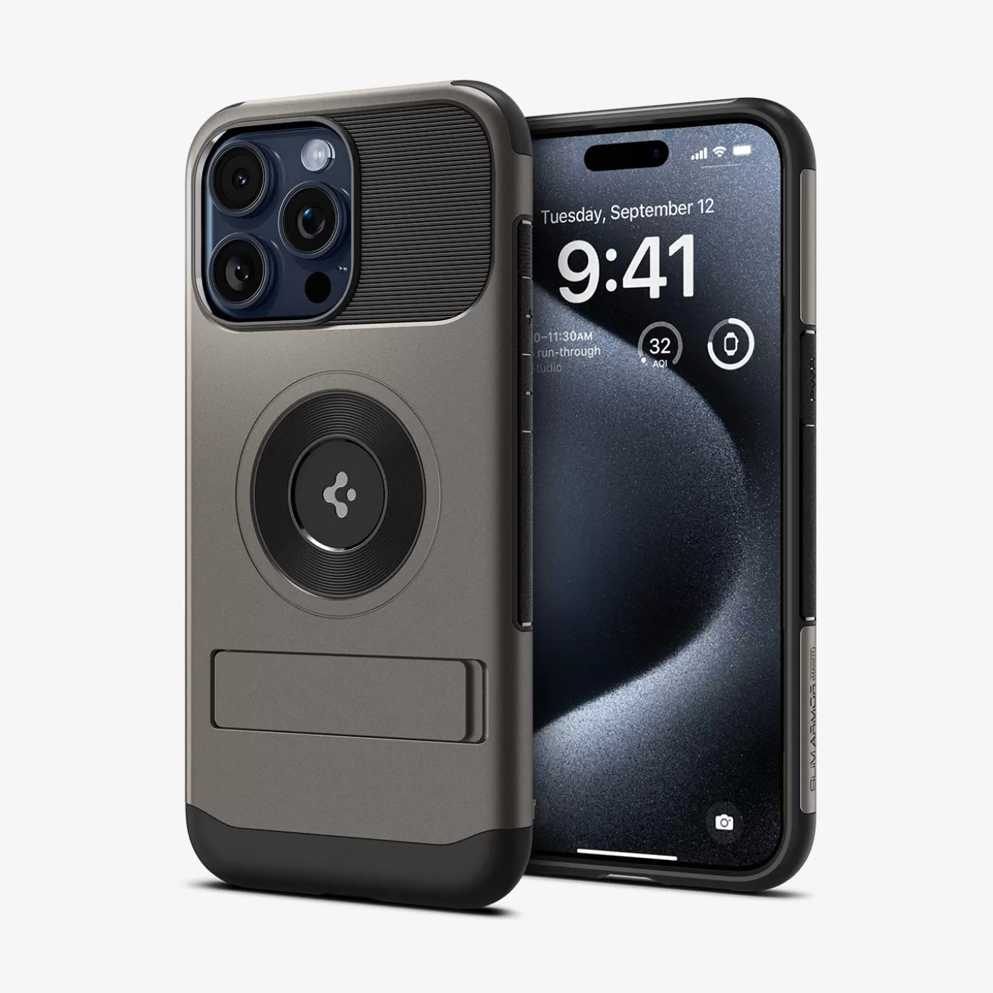 Spigen Iphone·Iphone 15 Pro Max | Iphone·Iphone 15 Pro | Slim Armor (MagFit) Gunmetal