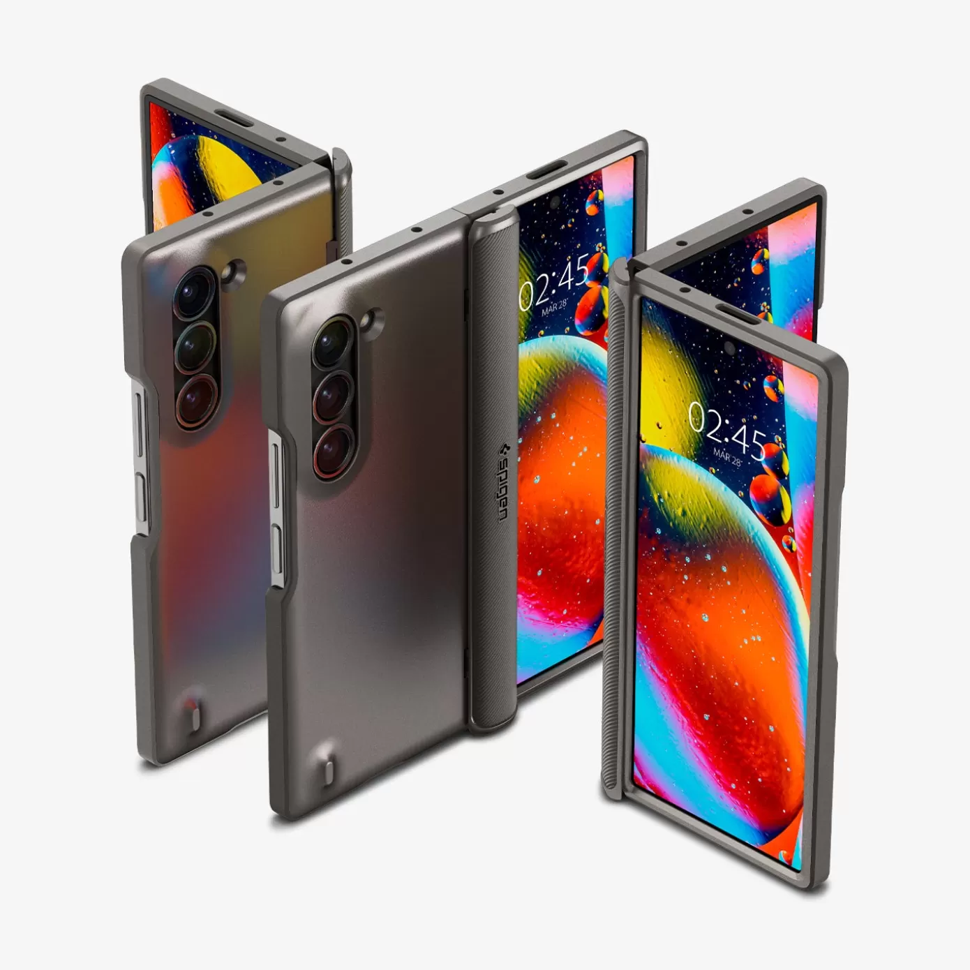 Spigen Galaxy Z·Galaxy Z Fold 6 | Slim Armor Pro Gunmetal