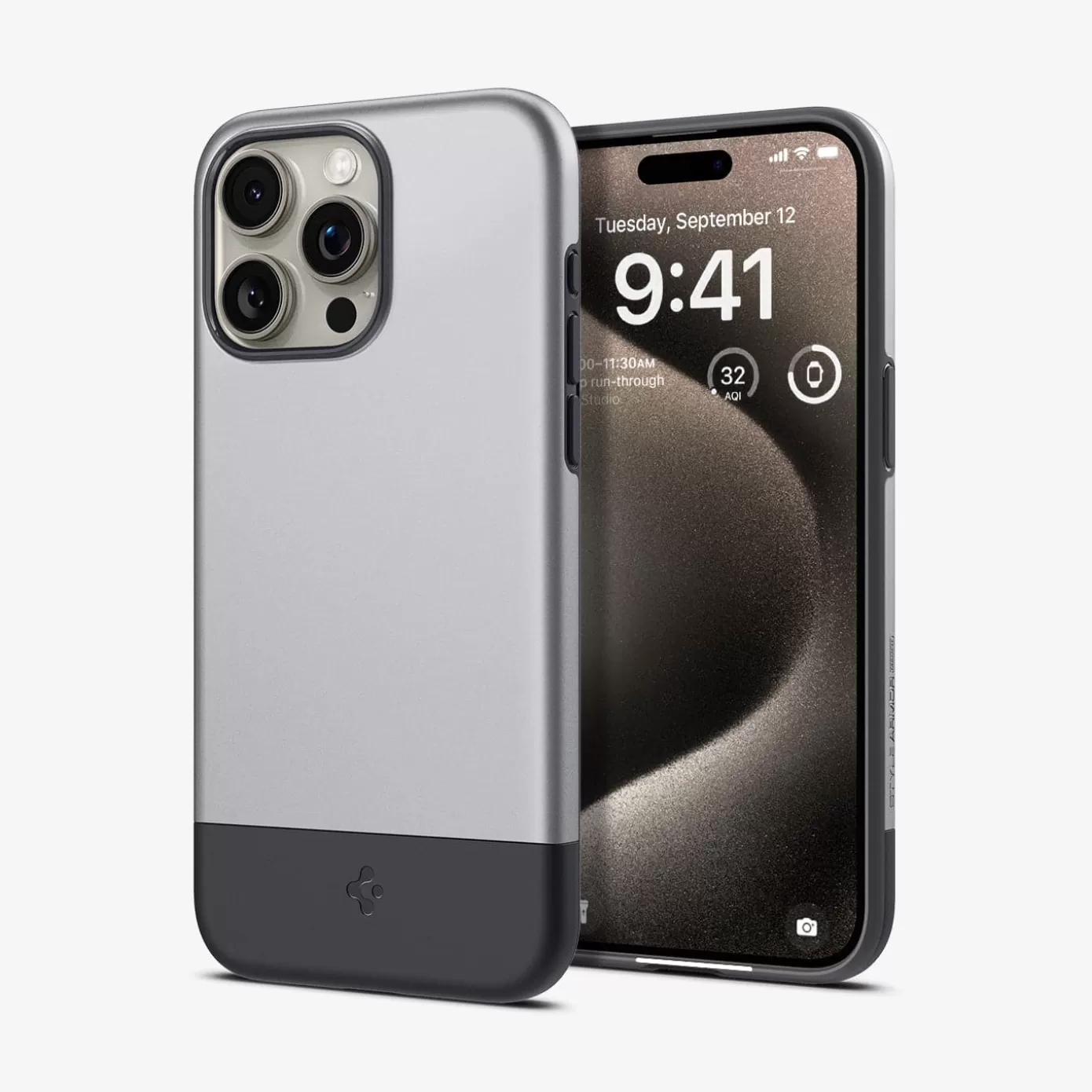 Spigen Iphone·Iphone 15 Pro Max | Iphone·Iphone 15 Pro | Style Armor (MagFit) Classic Silver