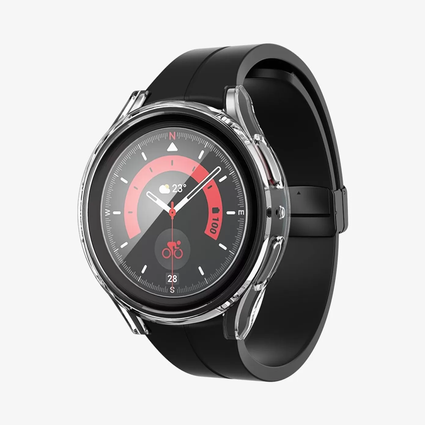 Spigen Galaxy Watch | Thin Fit Glass Crystal Clear