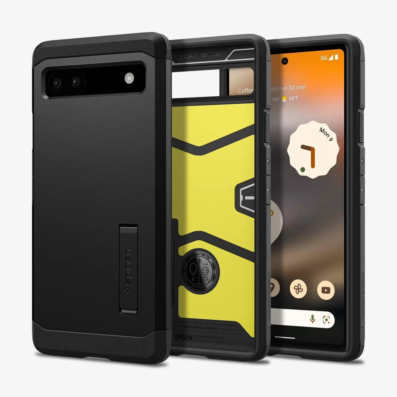 Spigen Pixel Phone·More Pixel Series | Tough Armor Black