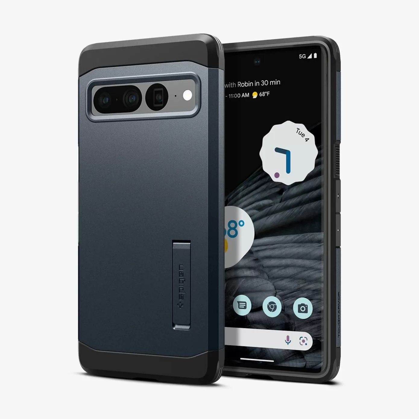 Spigen Pixel Phone·More Pixel Series | Tough Armor Metal Slate