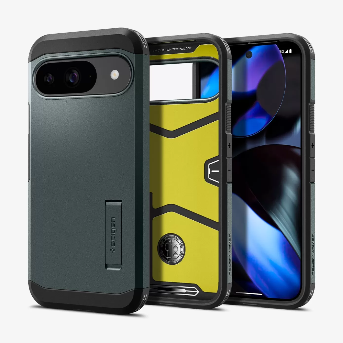 Spigen Pixel Phone·Pixel 9 Pro Xl | Pixel Phone·Pixel 9 Pro | Tough Armor Abyss Green