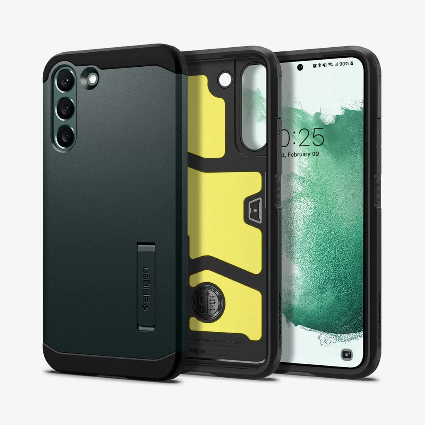 Spigen Galaxy S·More Galaxy Series | Tough Armor Abyss Green