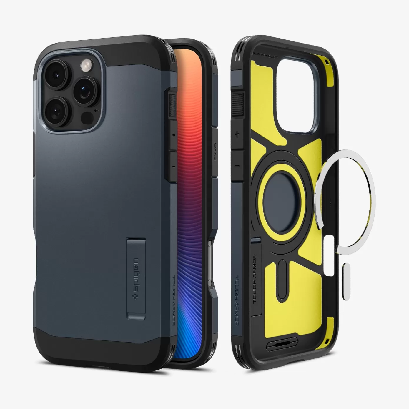 Spigen Iphone·Iphone 16 Pro Max | Iphone·Iphone 16 Pro | Tough Armor AI (MagFit) Metal Slate