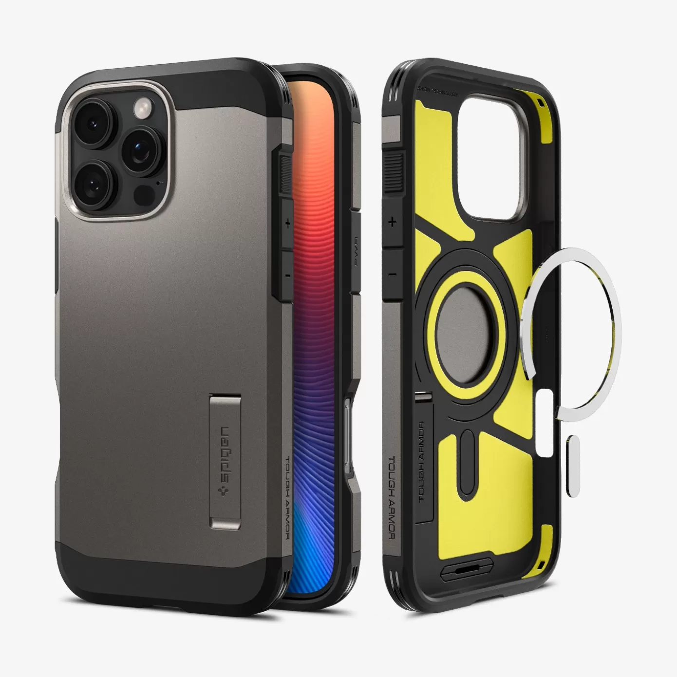 Spigen Iphone·Iphone 16 Pro Max | Iphone·Iphone 16 Pro | Tough Armor AI (MagFit) Gunmetal