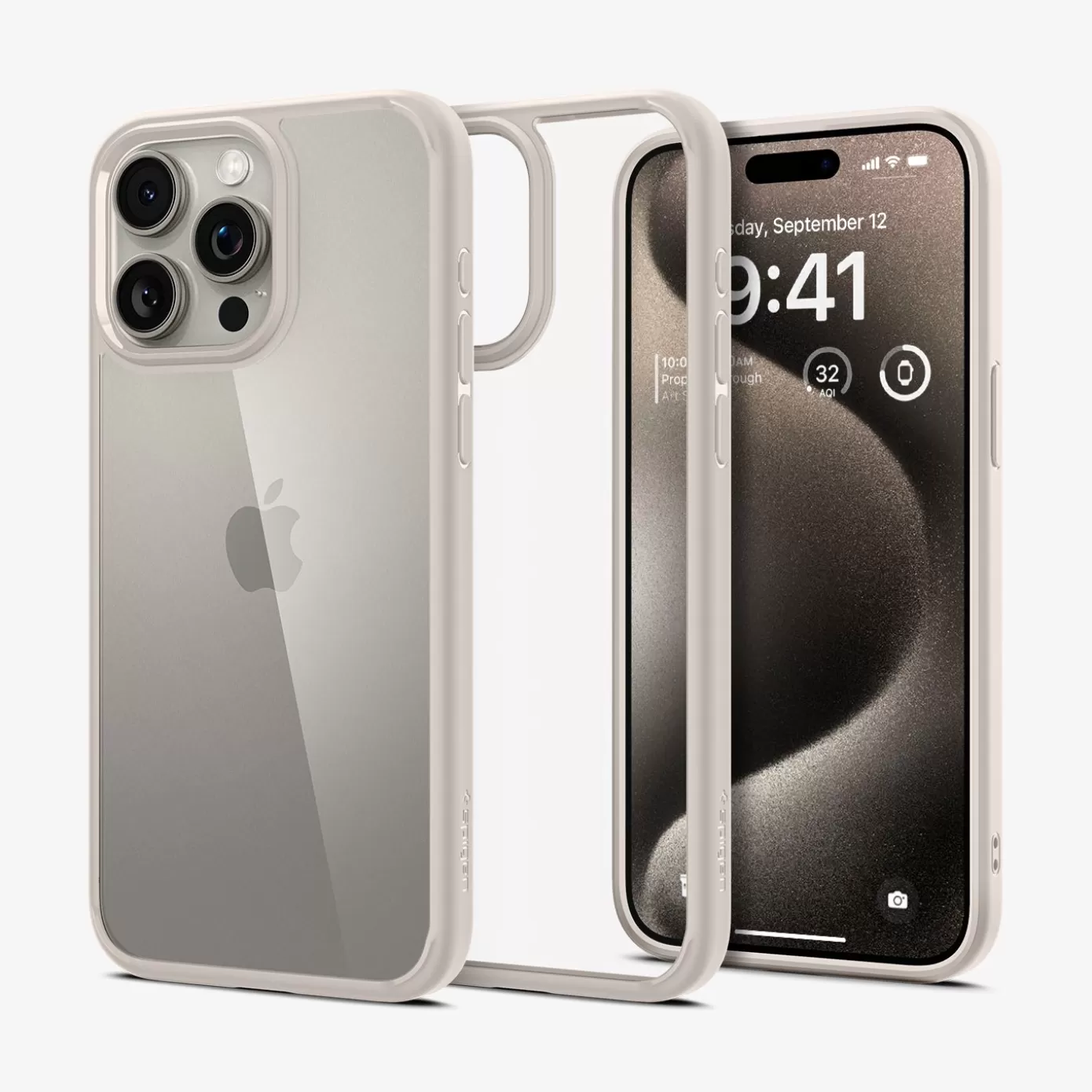 Spigen Iphone·Iphone 15 Pro Max | Iphone·Iphone 15 Pro | Ultra Hybrid Natural Titanium