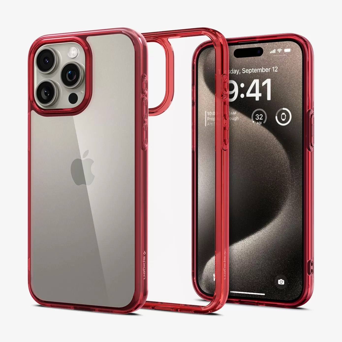 Spigen Iphone·Iphone 15 Pro Max | Iphone·Iphone 15 Pro | Ultra Hybrid Deep Red