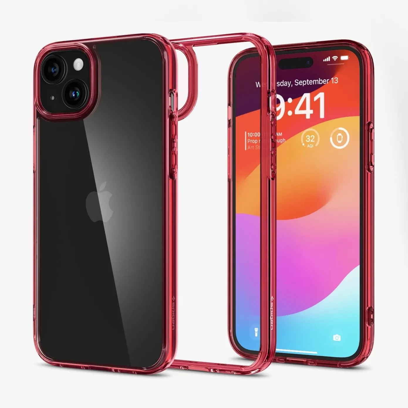 Spigen Iphone·Iphone 15 Pro Max | Iphone·Iphone 15 Pro | Ultra Hybrid Red Crystal