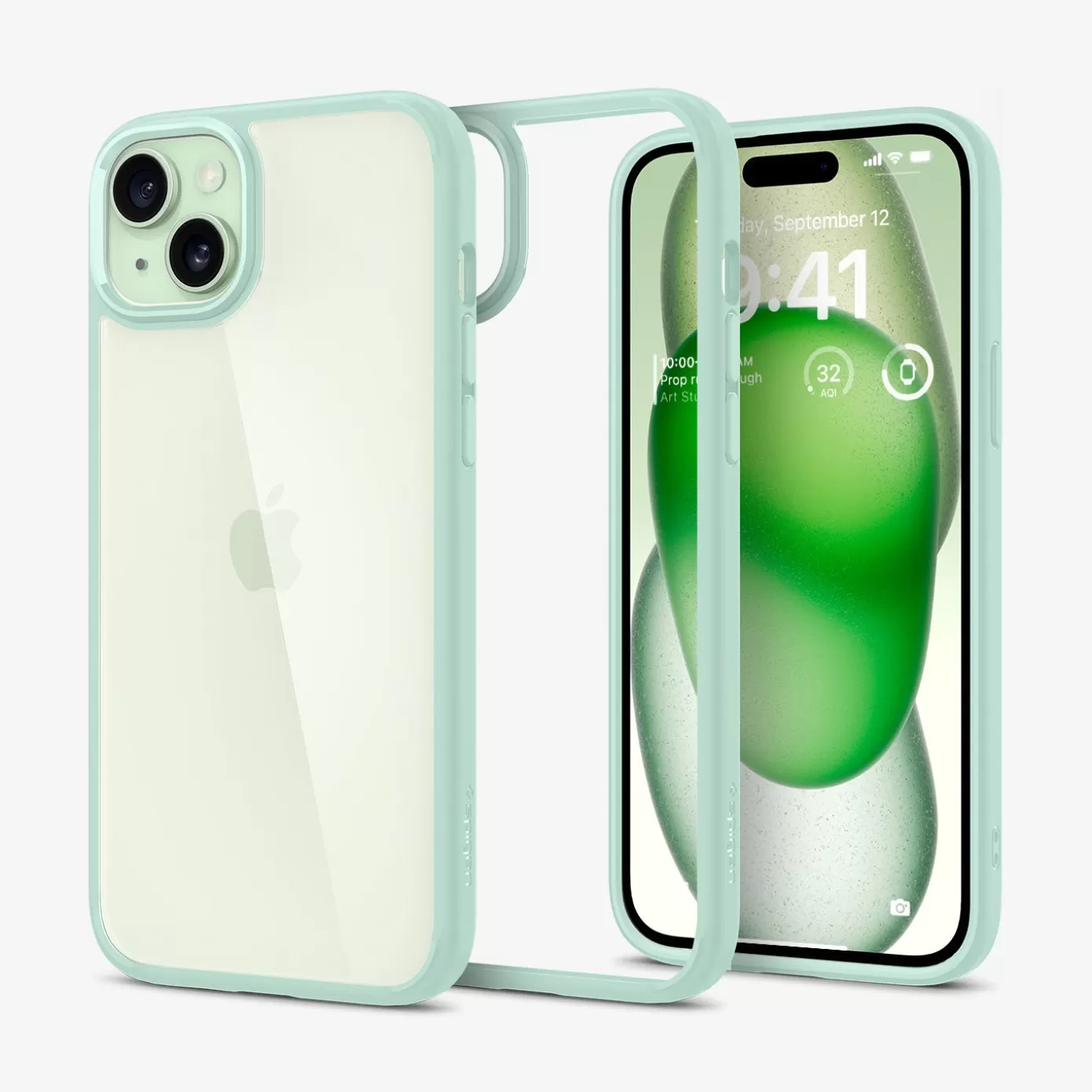 Spigen Iphone·Iphone 15 Pro Max | Iphone·Iphone 15 Pro | Ultra Hybrid Apple Green