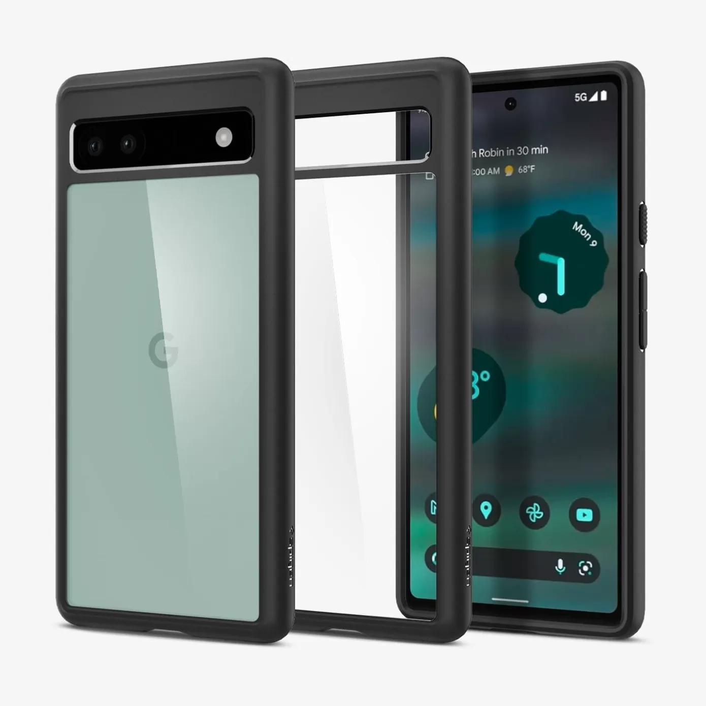 Spigen Pixel Phone·More Pixel Series | Ultra Hybrid Matte Black