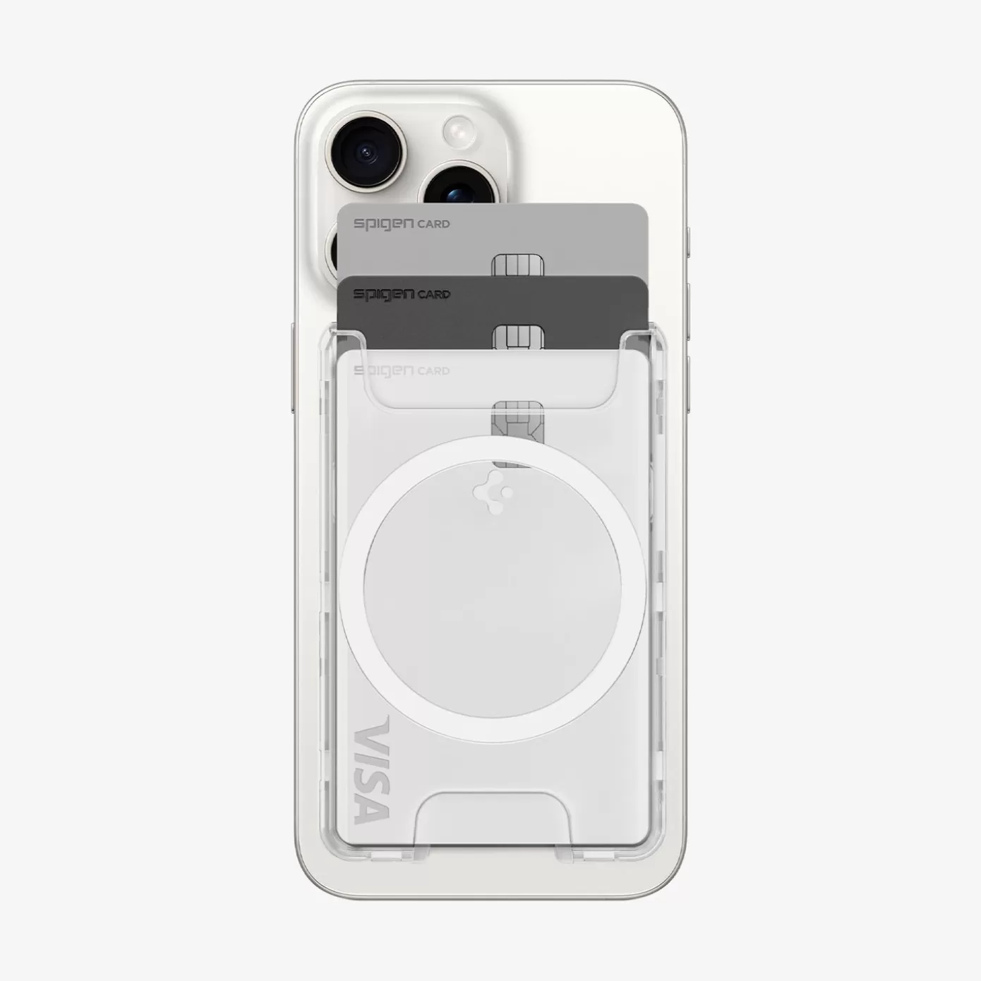 Spigen Wallets | Ultra Hybrid MagFit+ Wallet Crystal Clear