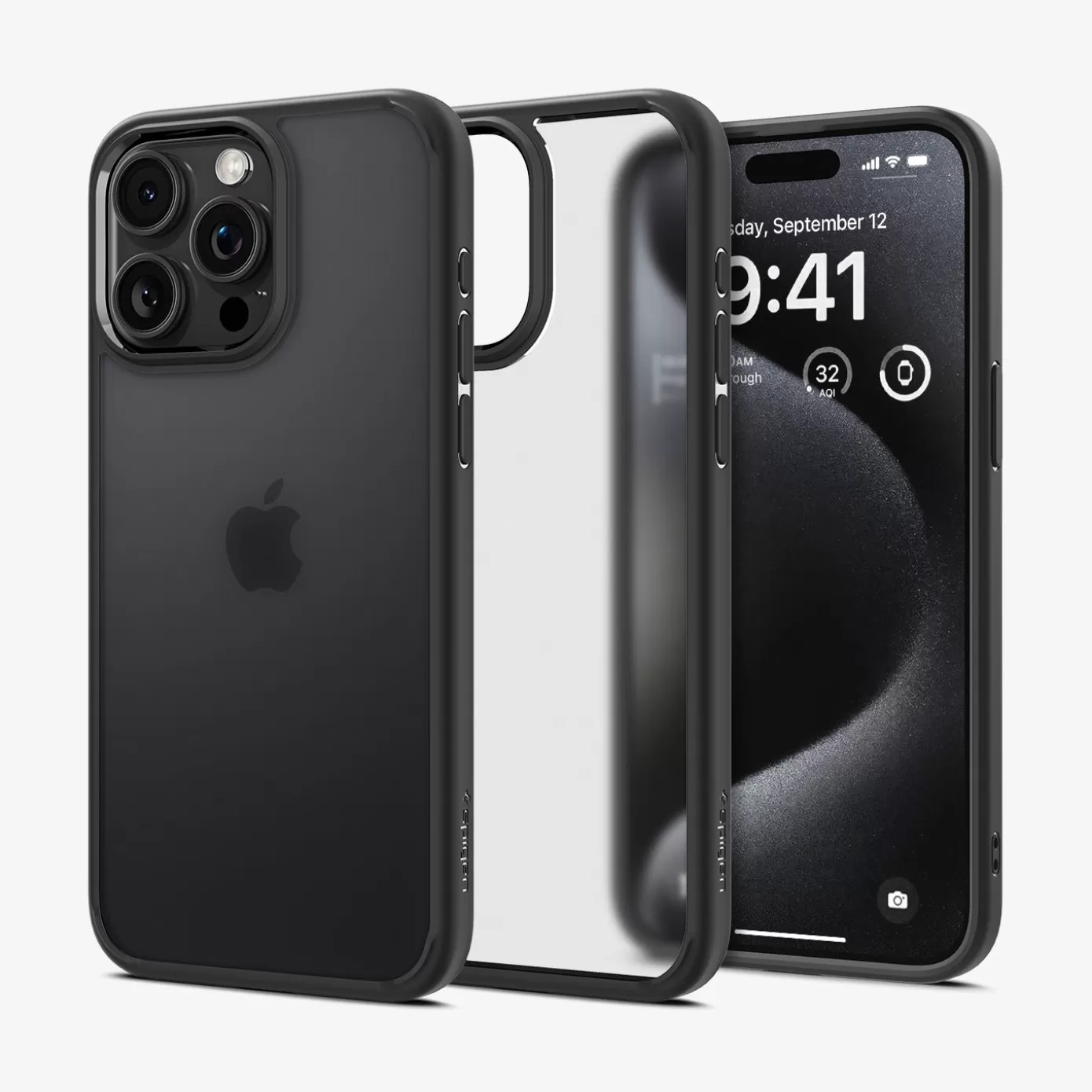 Spigen Iphone·Iphone 15 Pro Max | Iphone·Iphone 15 Pro | Ultra Hybrid Matte Frost Black