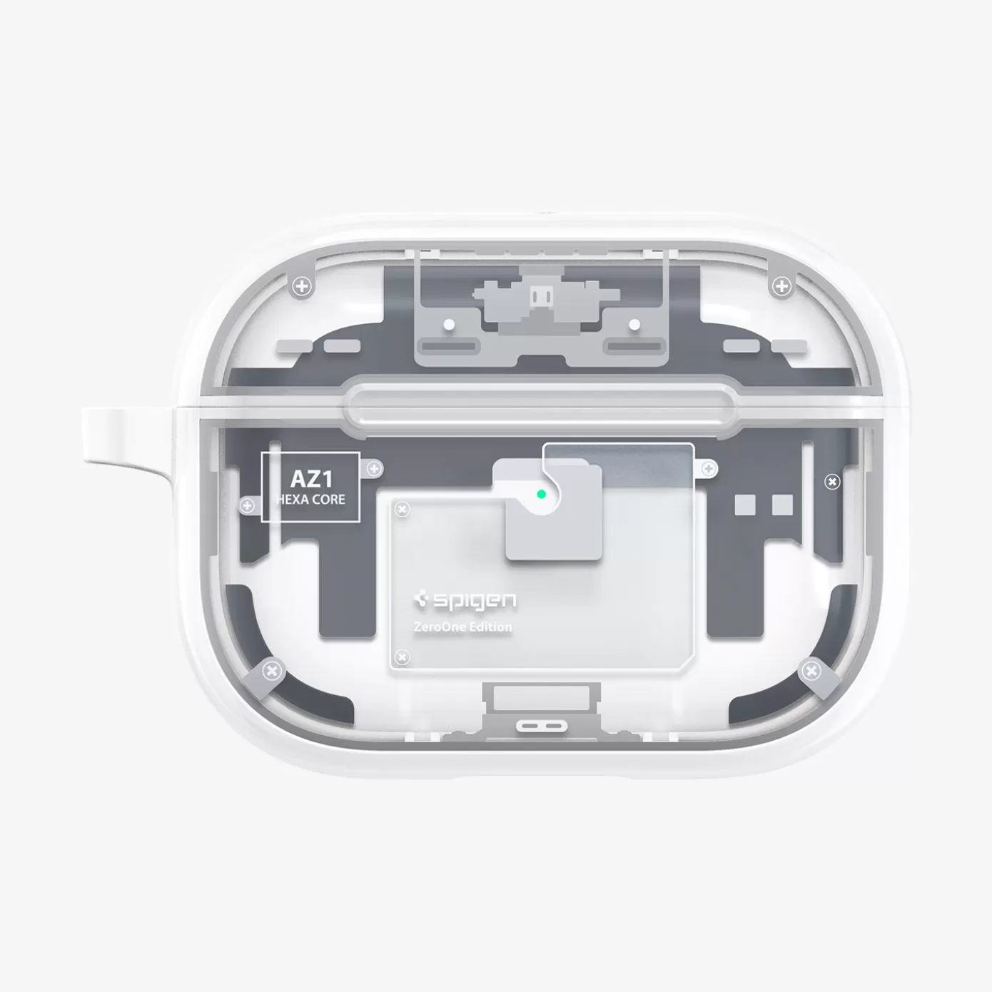 Spigen Airpods·Airpods Pro | Airpods·Airpods | Ultra Hybrid Zero One (MagFit) Zero One White