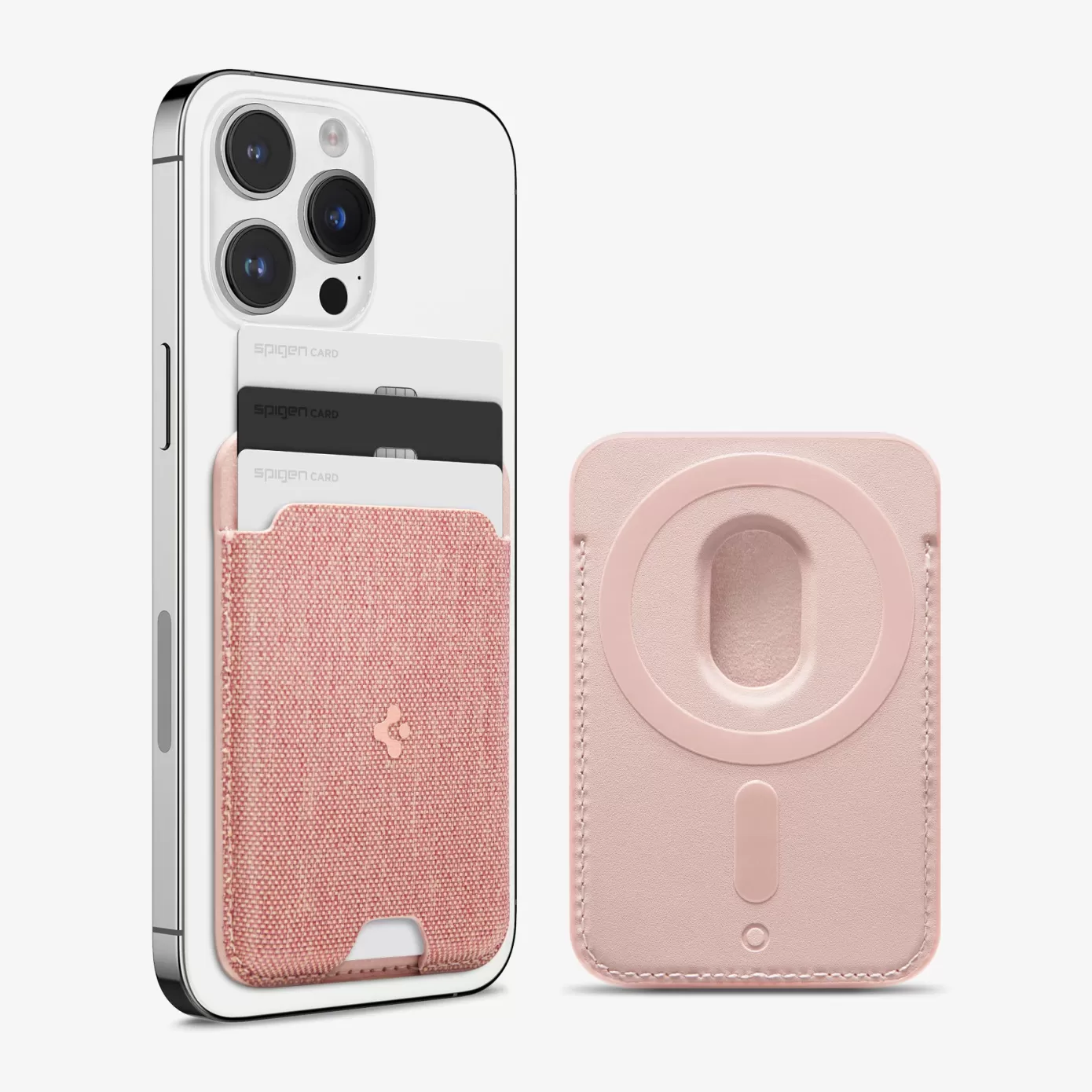 Spigen Wallets | Urban Fit | 3 Cards (MagFit) Rose Gold